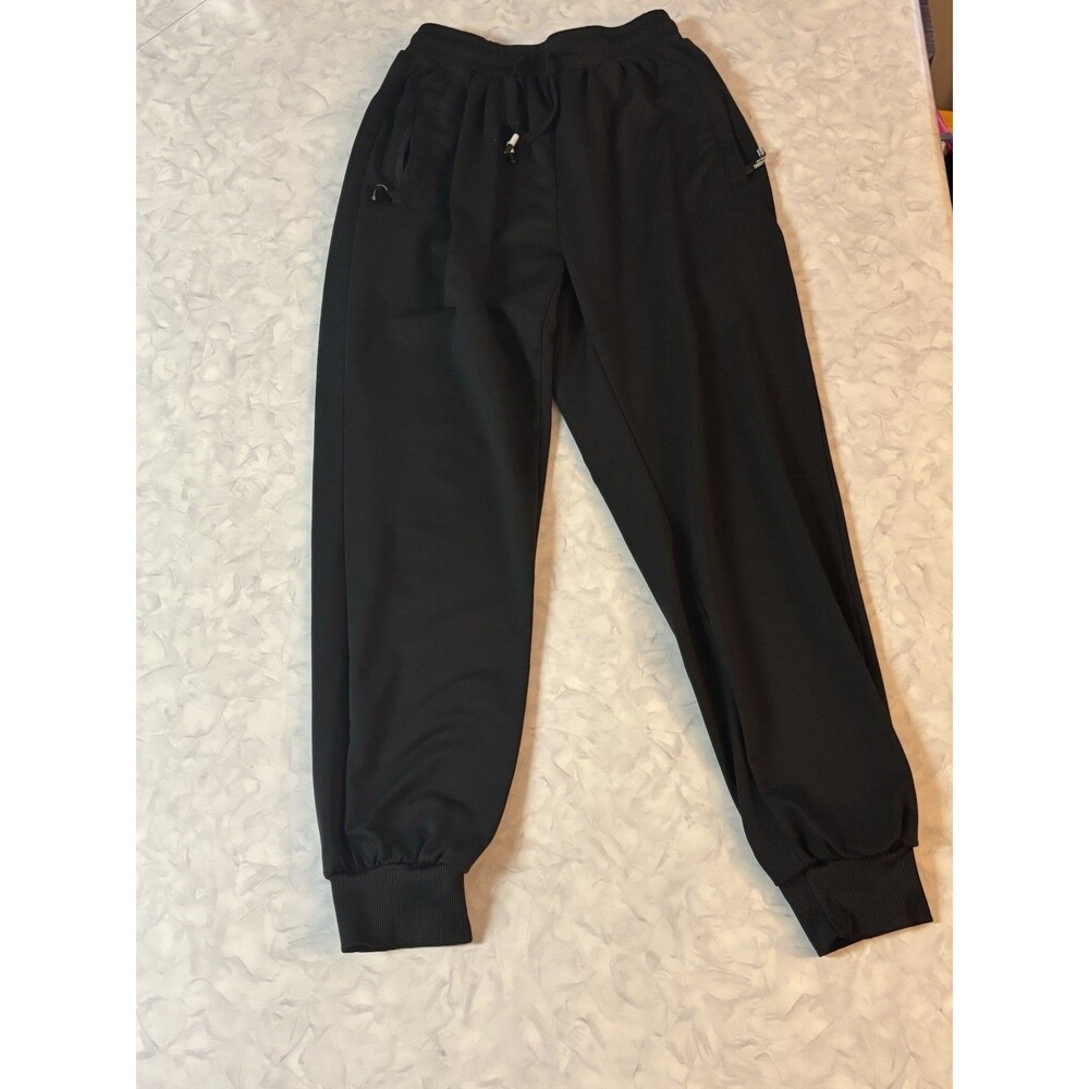 Best Classic Vogue Fashion Stay Black Jogger Pants Men's XS Zip Pockets Athletic